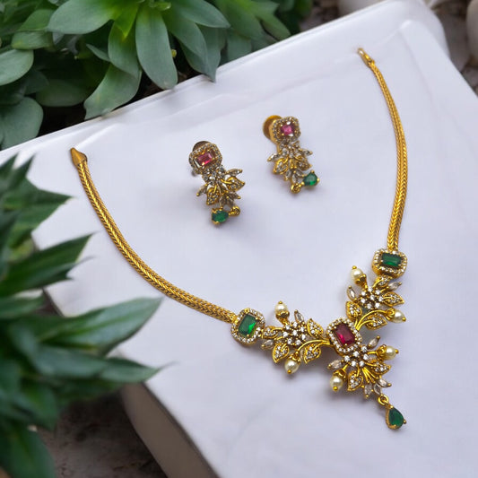 ✨"Navratna Haar" Necklace Set✨