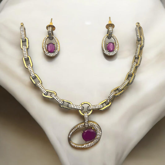 ✨"Lohit Jyoti" Necklace Set