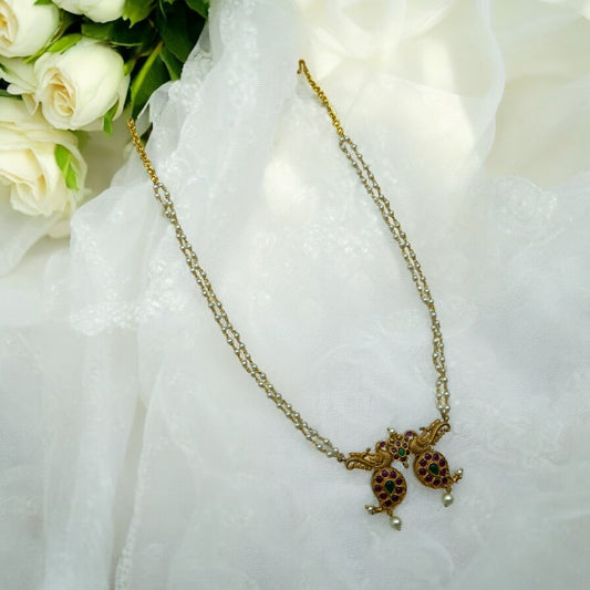 πΈπ¦ "Nritya Mayuri" Necklace πΈπ¦
