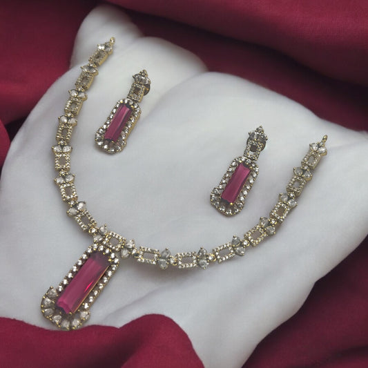 ✨ "Aayat Raktim" Necklace Set