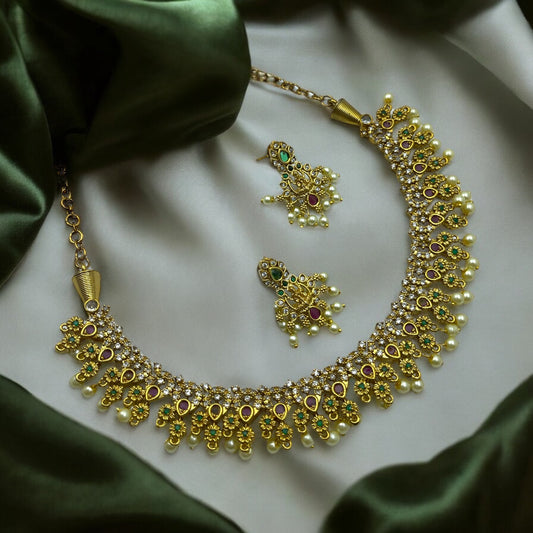 Nakshatra Temple Necklace Set