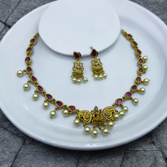 Lakshmi Devi Necklace Set