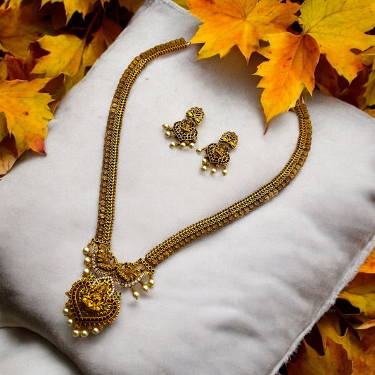 ๐ฆ "Mayura Lakshmi" Necklace Set ๐ฆ