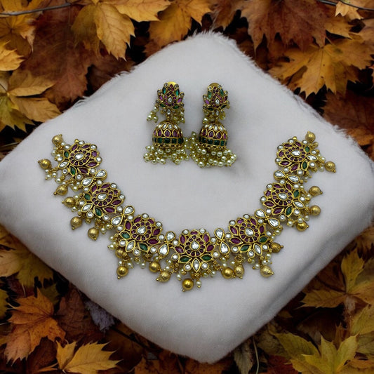 💜"Royal Polki" Necklace Set💜