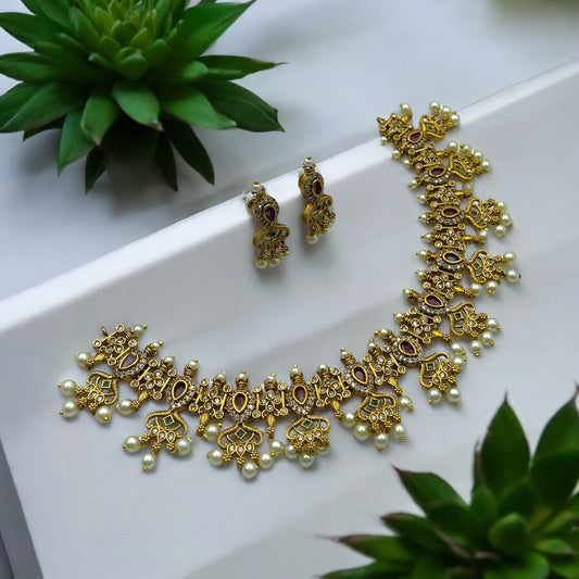✨"Mayura Sundari" Necklace Set