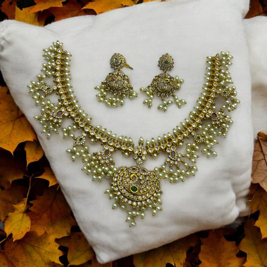 ✨"Navya Pracheen" Necklace Set