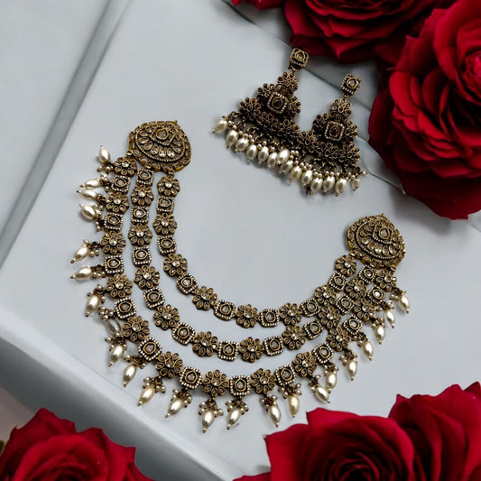 π "Jyoti Mukta" Necklace Set π