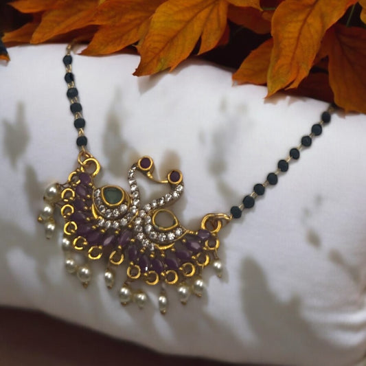 🦚"Regal Peacock" Mangalsutra✨