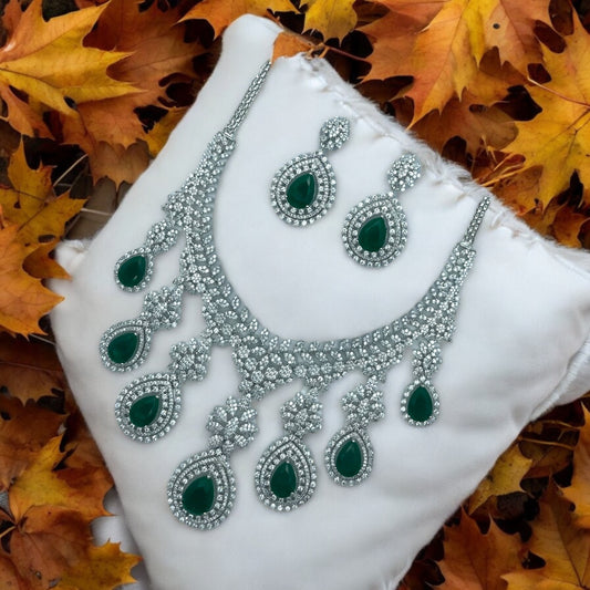 ✨ "Harit Jyoti" Necklace Set ✨