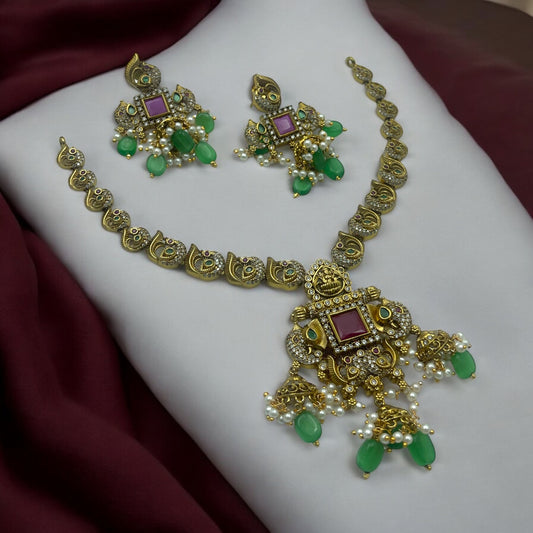 💛"Heritage Temple" Necklace Set💛