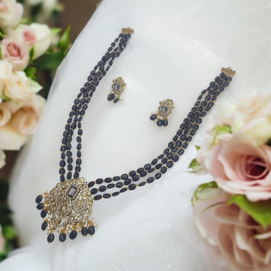 "Midnight Royalty" Necklace Set 🌙✨