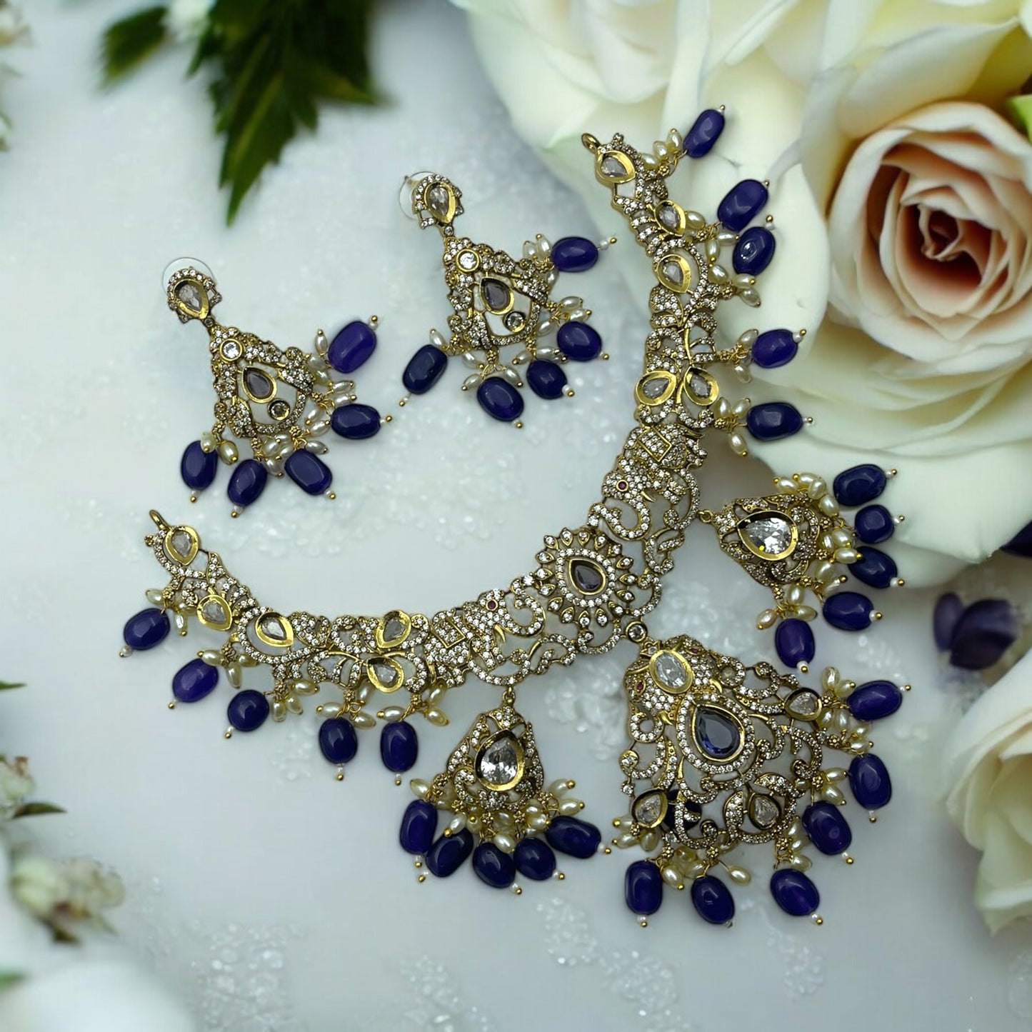 ✨ "Neel Kamal" Necklace Set ✨