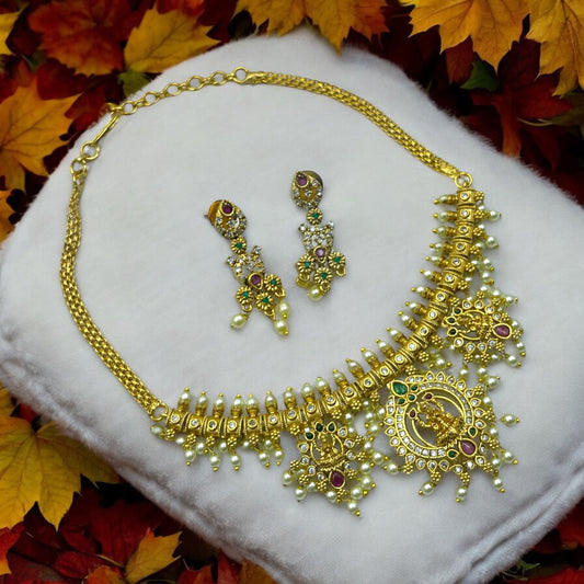 Lakshmi Padmahaar Necklace Set