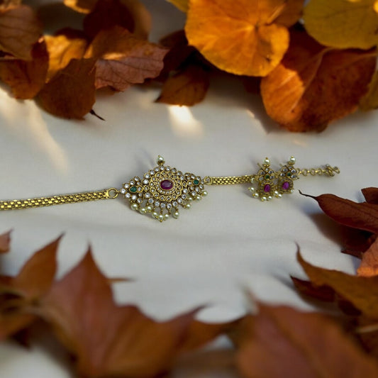 ✨"Ratna Bandi" Necklace Set