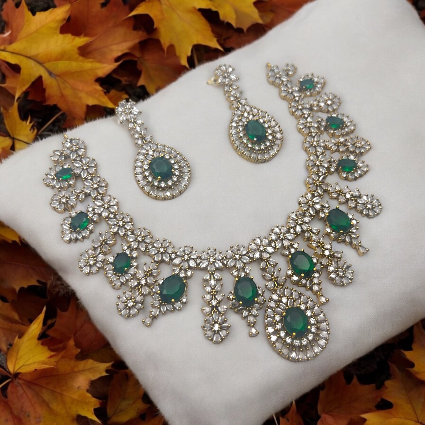 ✨ "Harita Shweta" Necklace Set