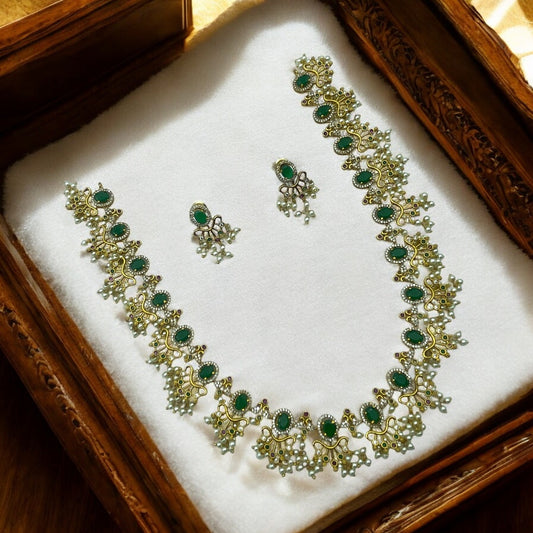 🌿 "Harita Haar" Necklace Set 🌿