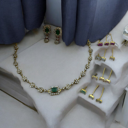 Versatile Sparkle - Interchangeable Necklace Set