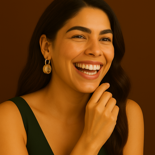 ๐ "Gilded Orbit Hoops" Earrings ๐