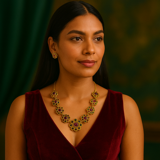 πͺ·π "Mangal Mala" Necklace Set