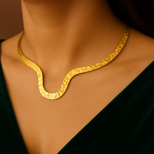 ๐ "Golden Serpentine" Necklace ๐