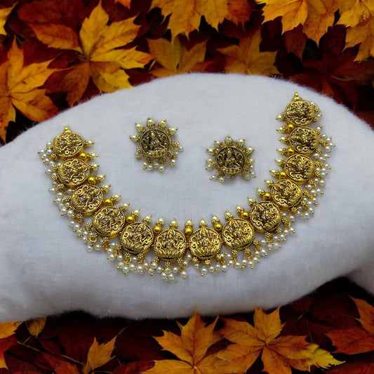 ✨"Lakshmi Prabhava" Necklace Set
