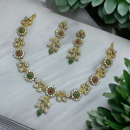 Pushp Vatika Necklace Set