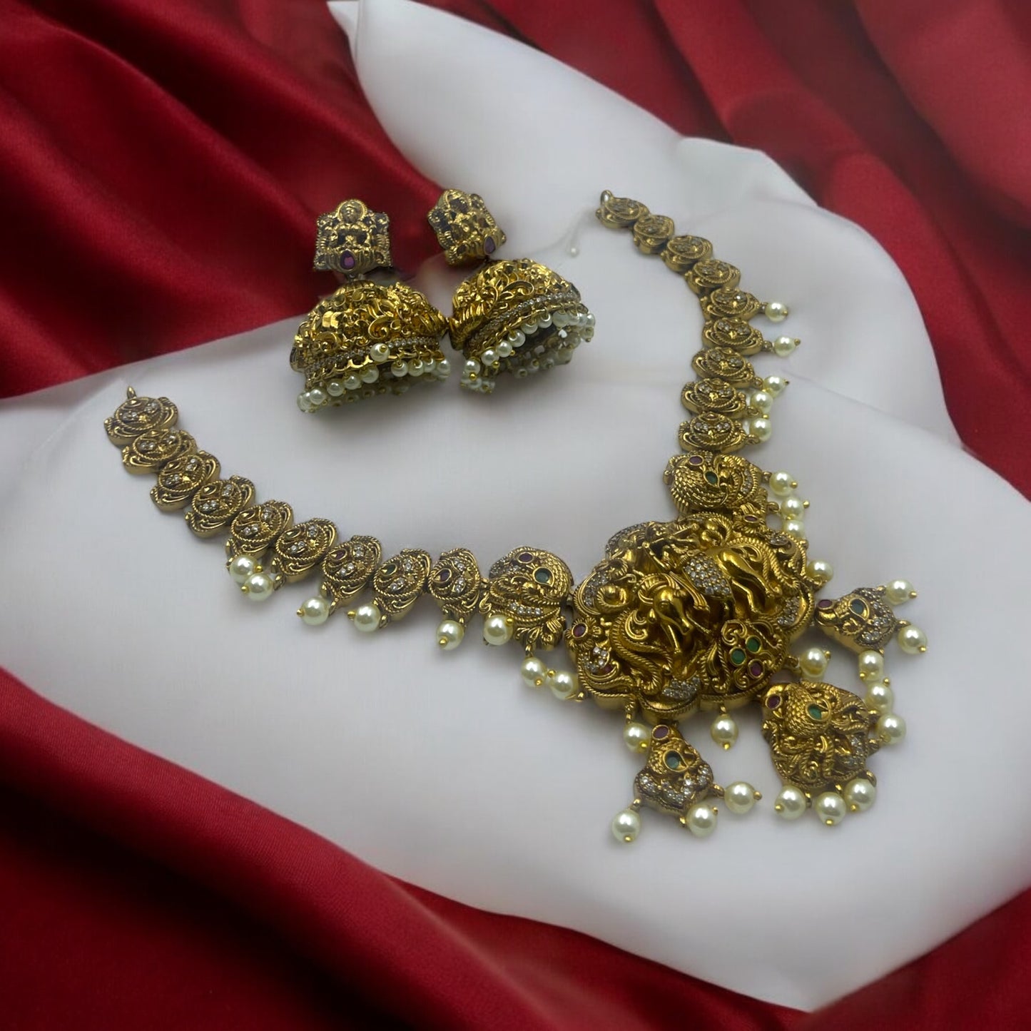 ✨ "Swarna Jyoti" Necklace Set