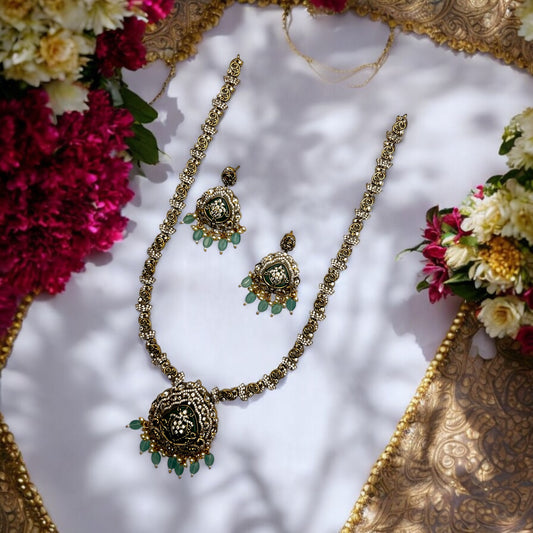 ✨ "Pracheen Harit" Necklace Set ✨