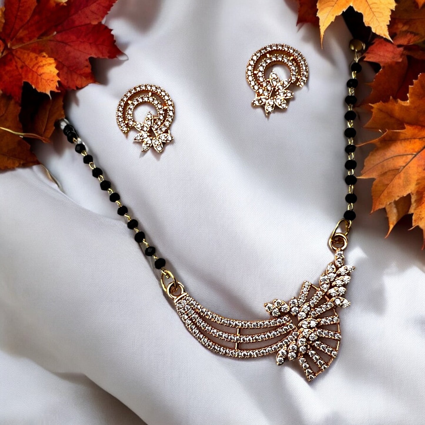 ✨ "Jyoti Pushpa" Mangalsutra Set ✨