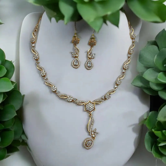 Starry Night Necklace and Earrings Set