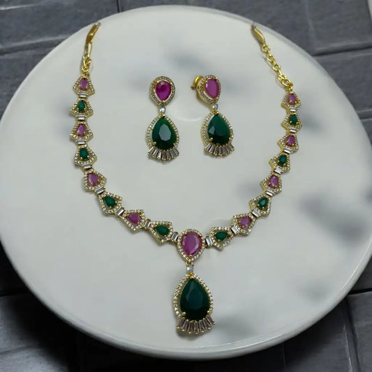 Royal Elegance Necklace and Earrings Set