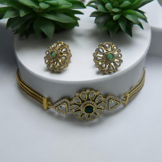 Elegance Kundan Necklace Set