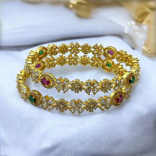 💚 "Nakshatra Mani" Gold Bangle Set 💚