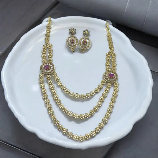 Royal Grace Necklace and Earrings Set