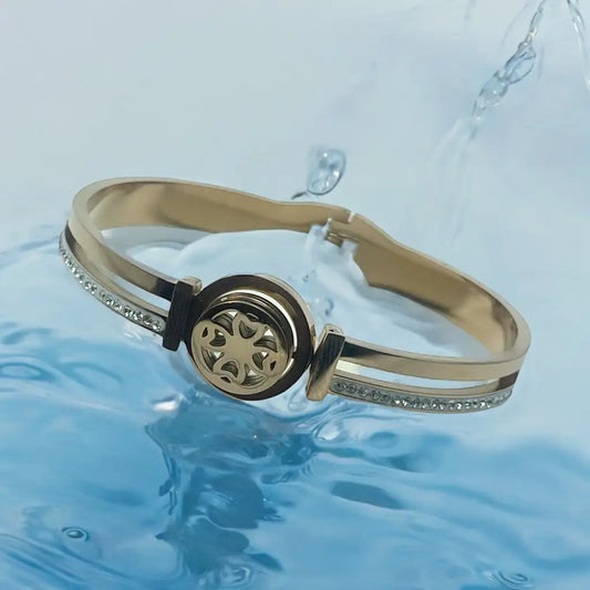 Golden Emblem Bracelet