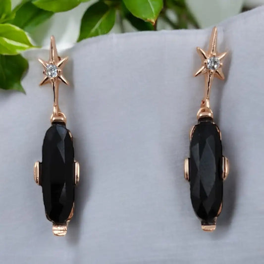 Midnight Star Drop Earrings