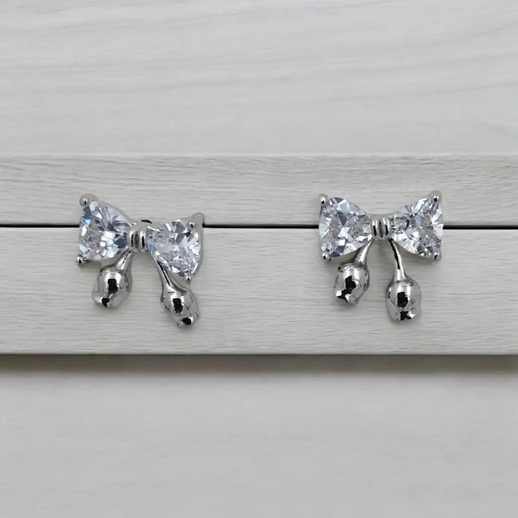Delicate Bow Stud Earrings
