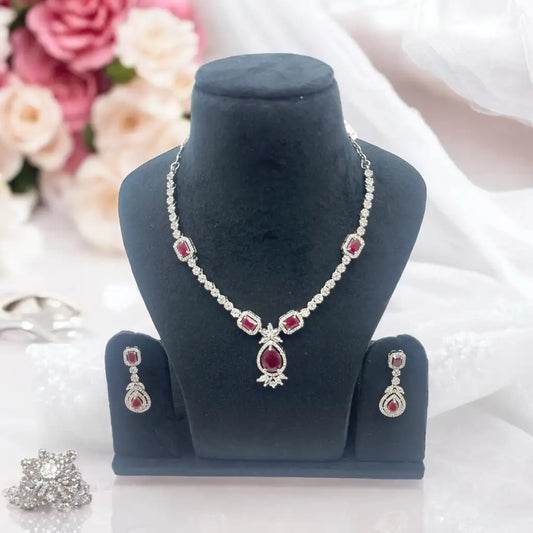 Scarlet Charm AD Necklace Set