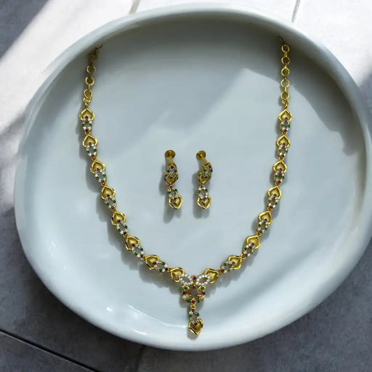 Serene Elegance Necklace and Earrings Set