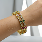 💖💚✨ "Vasundhara Kangan" Gold Bangle Set ✨💚💖