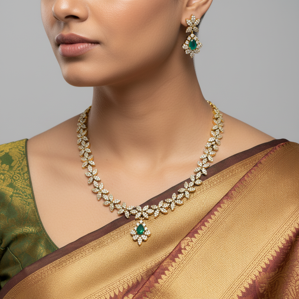 ✨"Pushpa Harita" Necklace Set✨