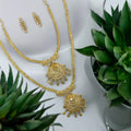💎💖 "Shubh Mangal" Necklace Set 💚⚪