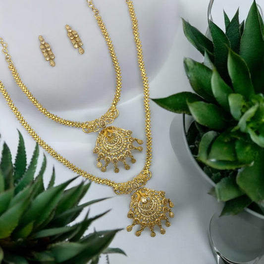 💎💖 "Shubh Mangal" Necklace Set 💚⚪