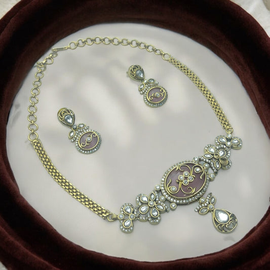 ✨"Gulabi Pracheen" Necklace Set✨