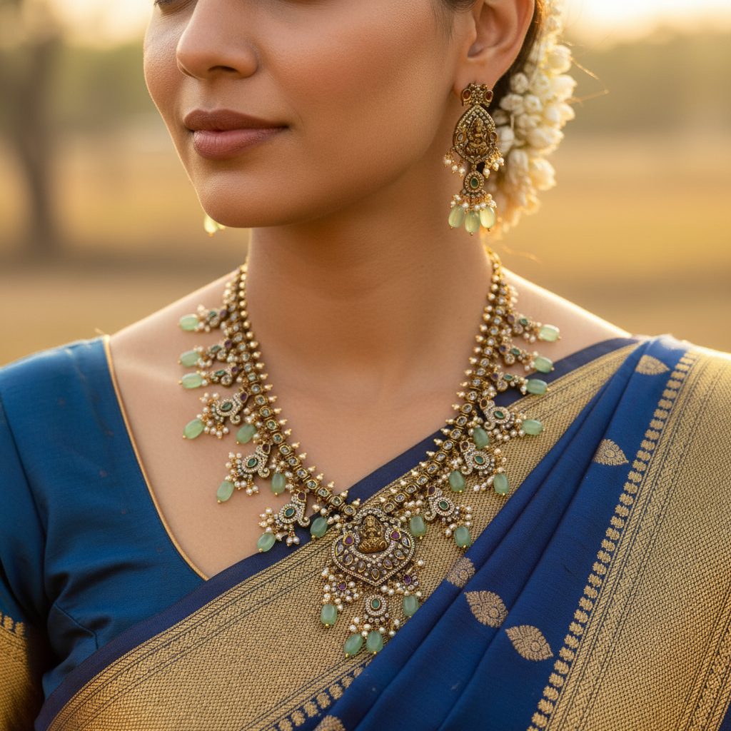 ✨"Pracheen Lakshmi" Necklace Set✨
