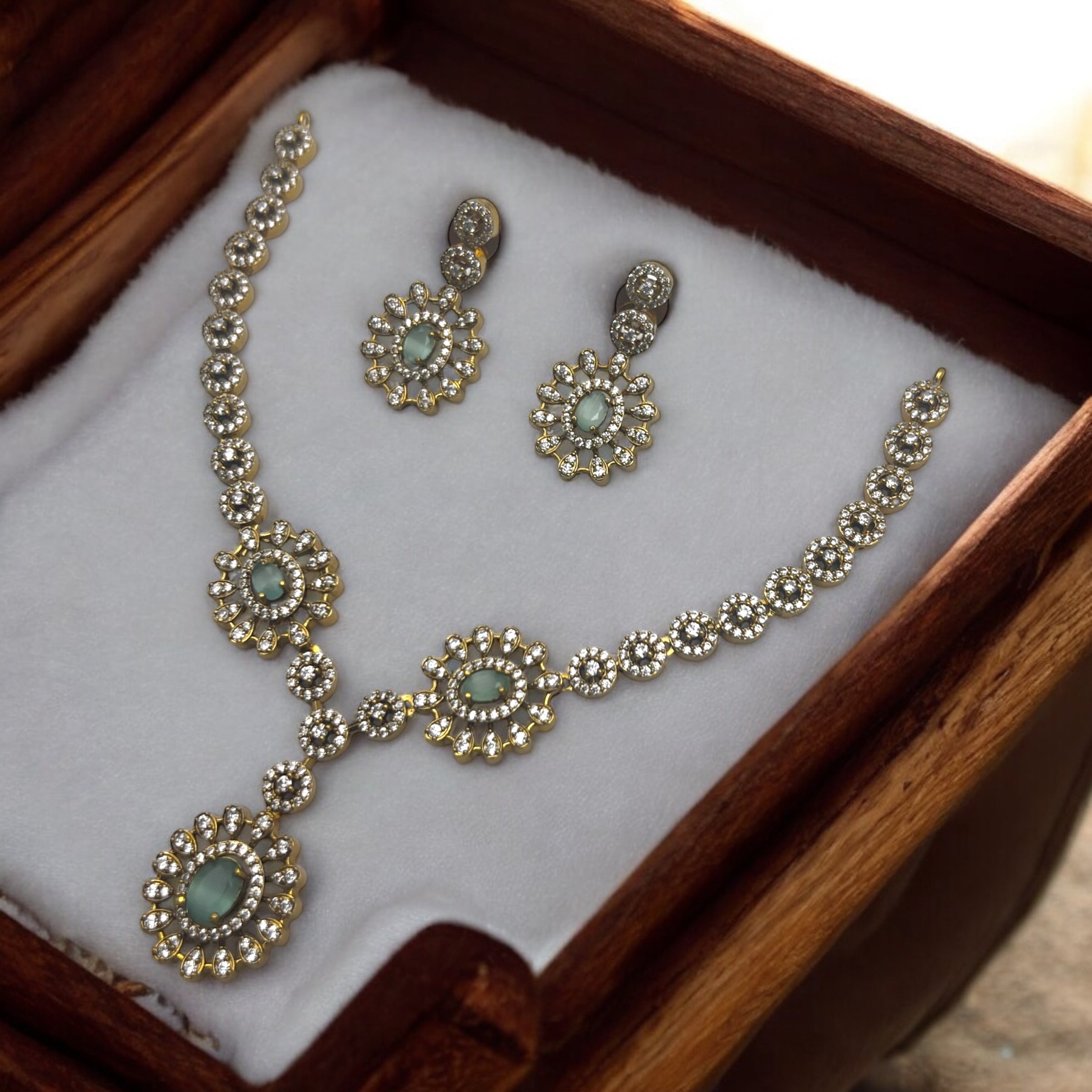 "Vintage Bloom" Necklace Set 🍂✨