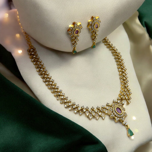 💎 "Ethereal Bloom" Necklace Set 💎