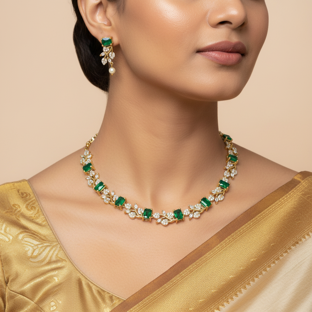 Vanya Vine Necklace Set