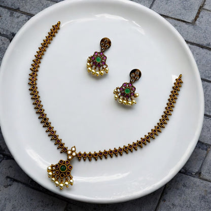 🌿 "Panna Lata" Necklace Set 🌿
