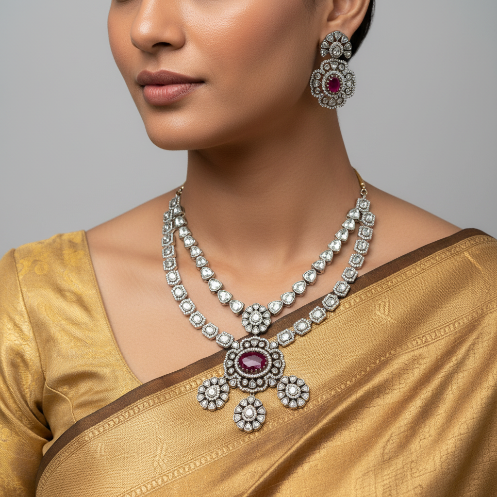 Royal Kundan Necklace Set